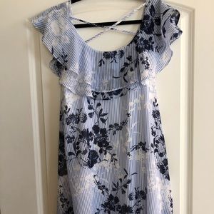 Harlow & Rose Peasant Lined Dress (NWT)